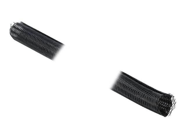 DeLOCK Braided Sleeving with Hook-and-Loop Fastener