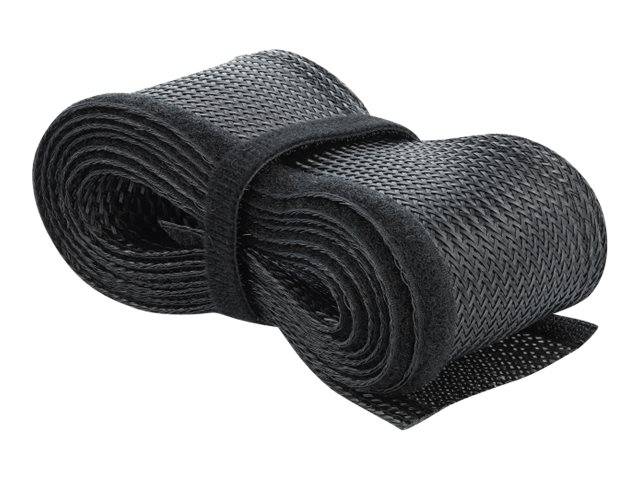 DeLOCK Braided Sleeving with Hook-and-Loop Fastener