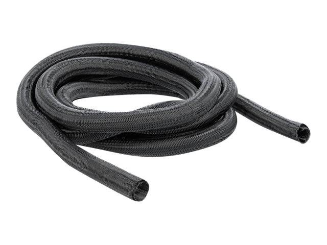 Delock - Geflechtschlauch - 10 m - Schwarz