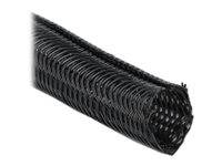 Delock - Geflechtschlauch - 10 m - Schwarz