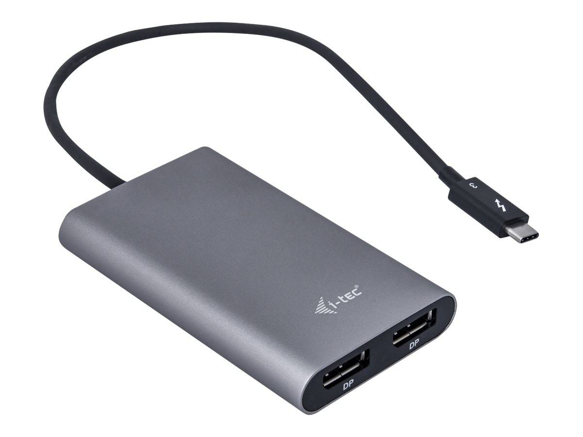 i-Tec Dual Display Port Video Adapter - Externer Videoadapter