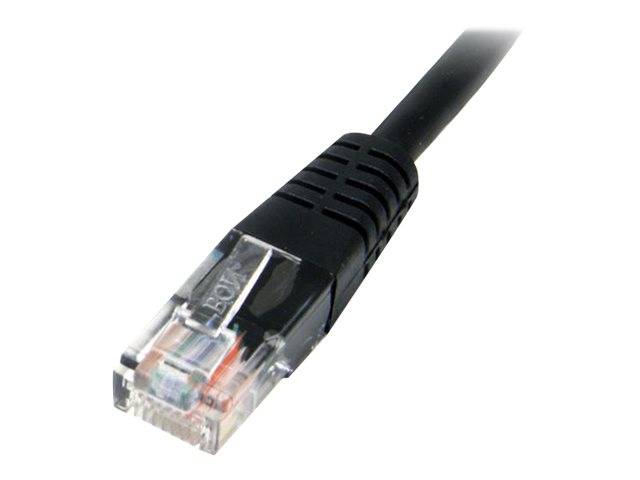 StarTech.com 15m Cat5e RJ45 UTP Patchkabel - Cat 5e Netzwerkkabel - Schwarz - Patch-Kabel - RJ-45 (M)