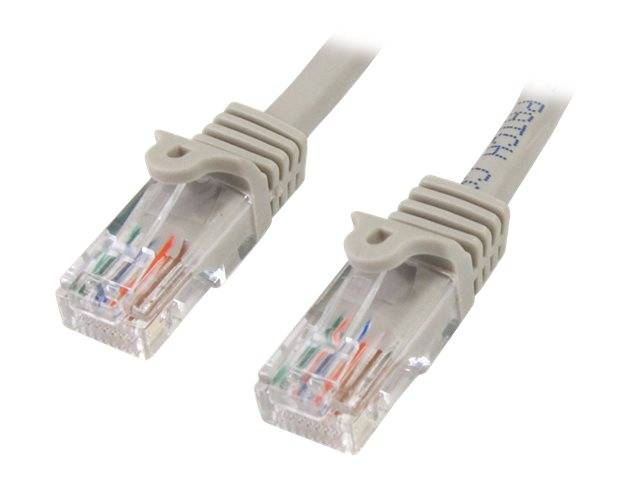 StarTech.com 15m Cat5e Snagless RJ45 UTP Patchkabel - Cat 5e Netzwerkkabel 15 m - Grau - Patch-Kabel - RJ-45 (M)
