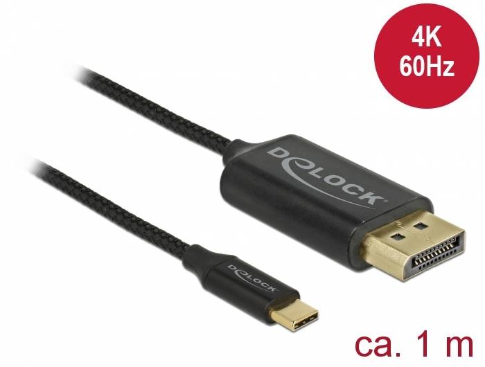 Delock - DisplayPort-Kabel - USB-C (M) zu DisplayPort (M)