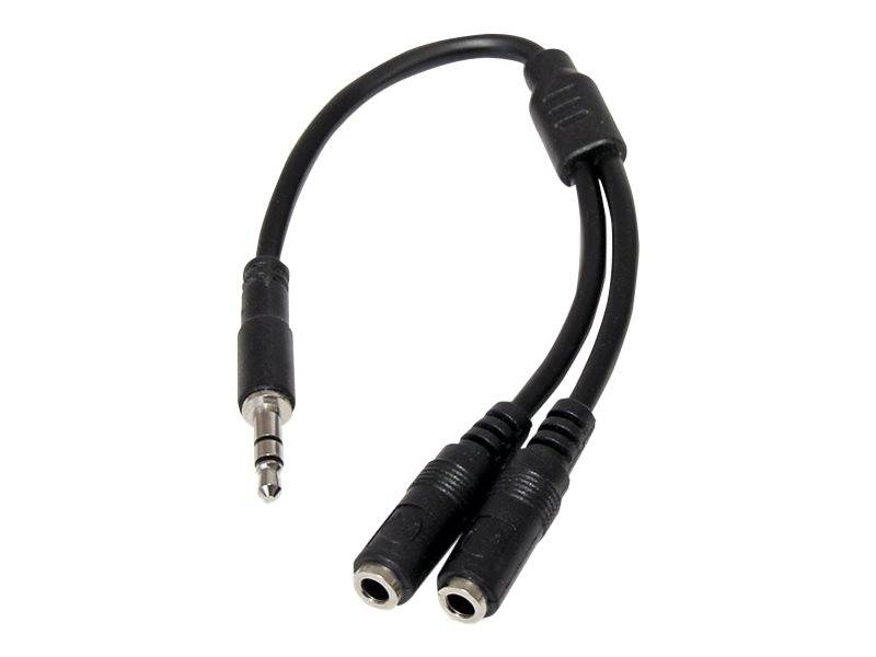 StarTech.com 3,5mm Klinke Y-Splitter Kabel - Headset Splitter