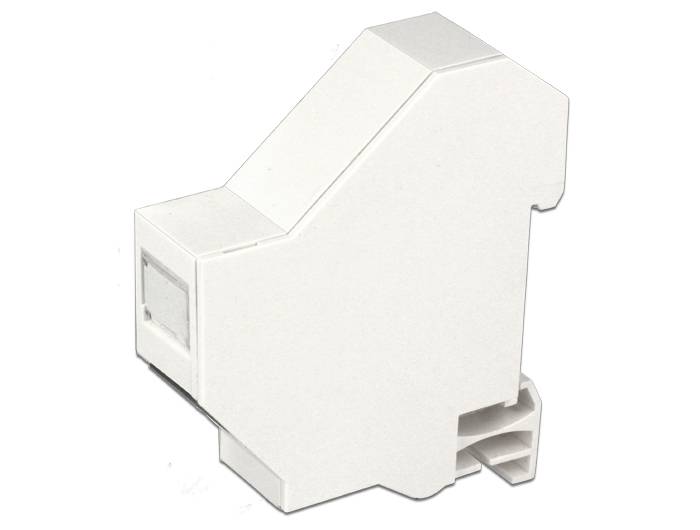 DeLOCK - Keystone-Adapterabdeckung für DIN-Schiene