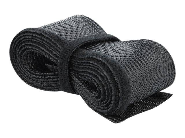 DeLOCK Braided Sleeving with Hook-and-Loop Fastener