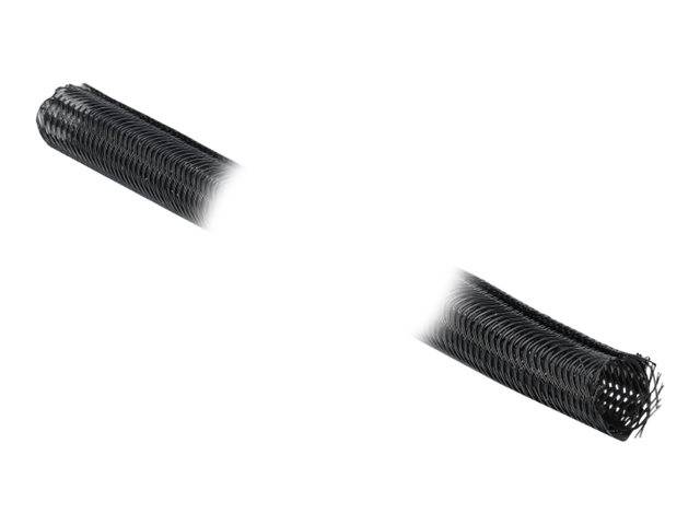Delock - Geflechtschlauch - 5 m - Schwarz