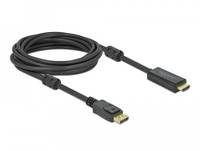 Delock - Adapterkabel - DisplayPort männlich Verriegelung zu HDMI männlich