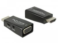 DeLOCK Adapter HDMI-A Stecker > VGA Buchse mit Audio
