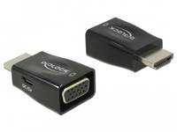 DeLOCK - Videokonverter - HDMI - VGA - Schwarz