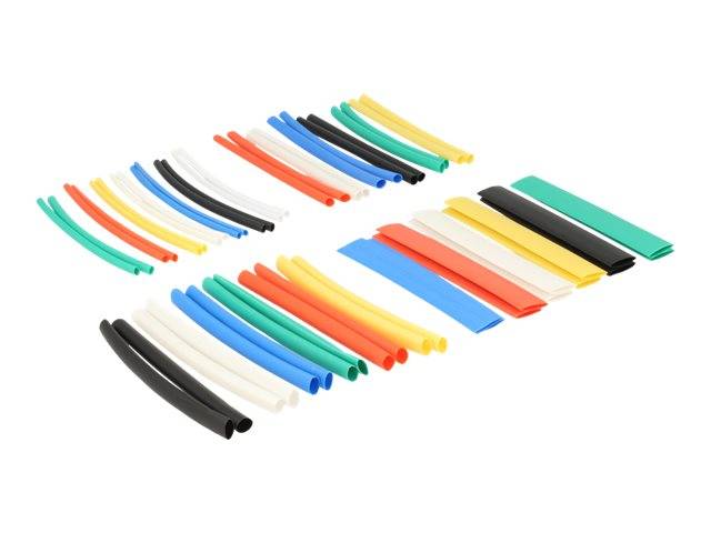 Delock - Wärmeschrumpfschlauch-Kit - Schwarz, weiß, Blau, Gelb, Rot, grün