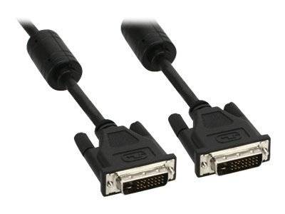 INLINE - DVI-D Kabel - digital 24+1 Stecker / Stecker - Dual Link - 2 Ferrite - 5m