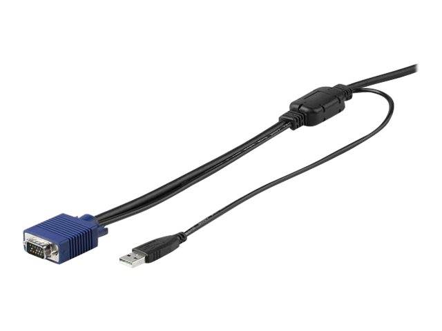 StarTech.com 15 ft. (4.6 m) USB KVM Cable for StarTech.com Rackmount Consoles - VGA and USB KVM Console Cable (RKCONSUV1