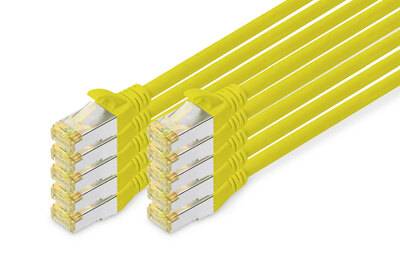 DIGITUS - CAT 6A S/FTP Patchkabel, 10 Stück
