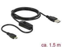DeLOCK - USB-Kabel - Mikro-USB Typ B (nur Strom) (M)