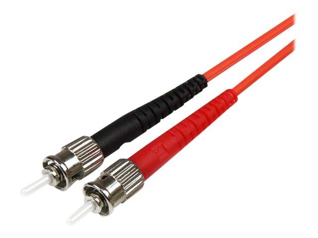 StarTech.com 5m Fiber Optic Cable - Multimode Duplex 50/125 - LSZH - LC/ST - OM2 - LC to ST Fiber Patch Cable - Patch-Ka