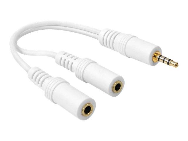 Delock - Audiokabel - mini-phone stereo 3.5 mm weiblich zu mini-phone stereo 3.5 mm männlich