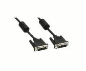 INLINE - DVI-D Kabel - digital 18+1 Stecker / Stecker - Single Link - 2 Ferrite - 2m