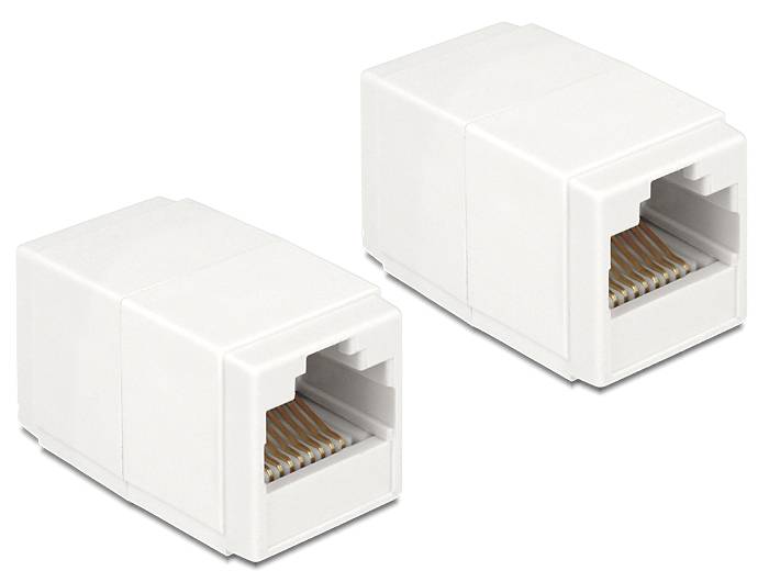 Delock - Netzwerkkoppler - RJ-45 (W) zu RJ-45 (W)