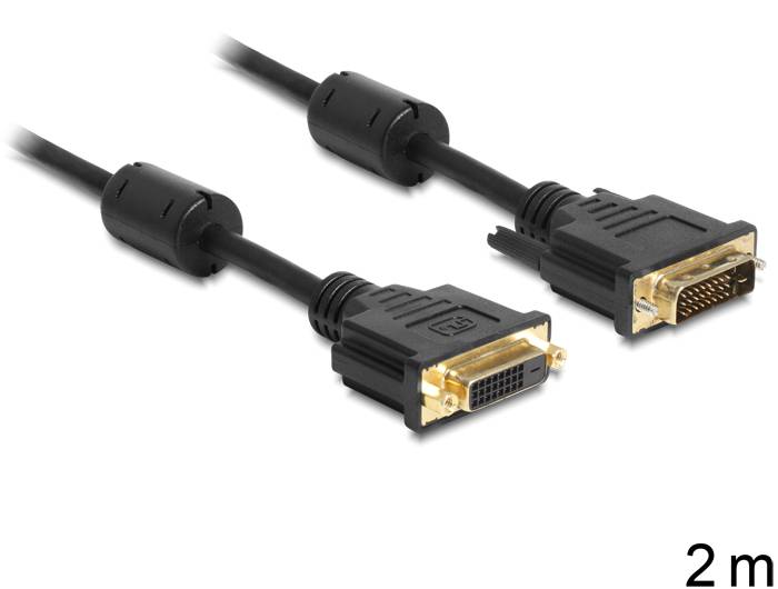 Delock - DVI-Kabel - DVI-D (W) zu DVI-D (M)