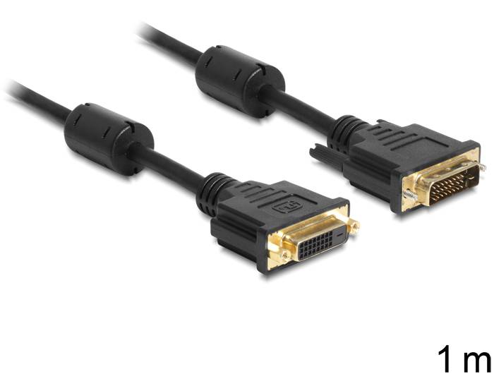 DeLOCK - DVI-Kabel - DVI-D (W) bis DVI-D (M)