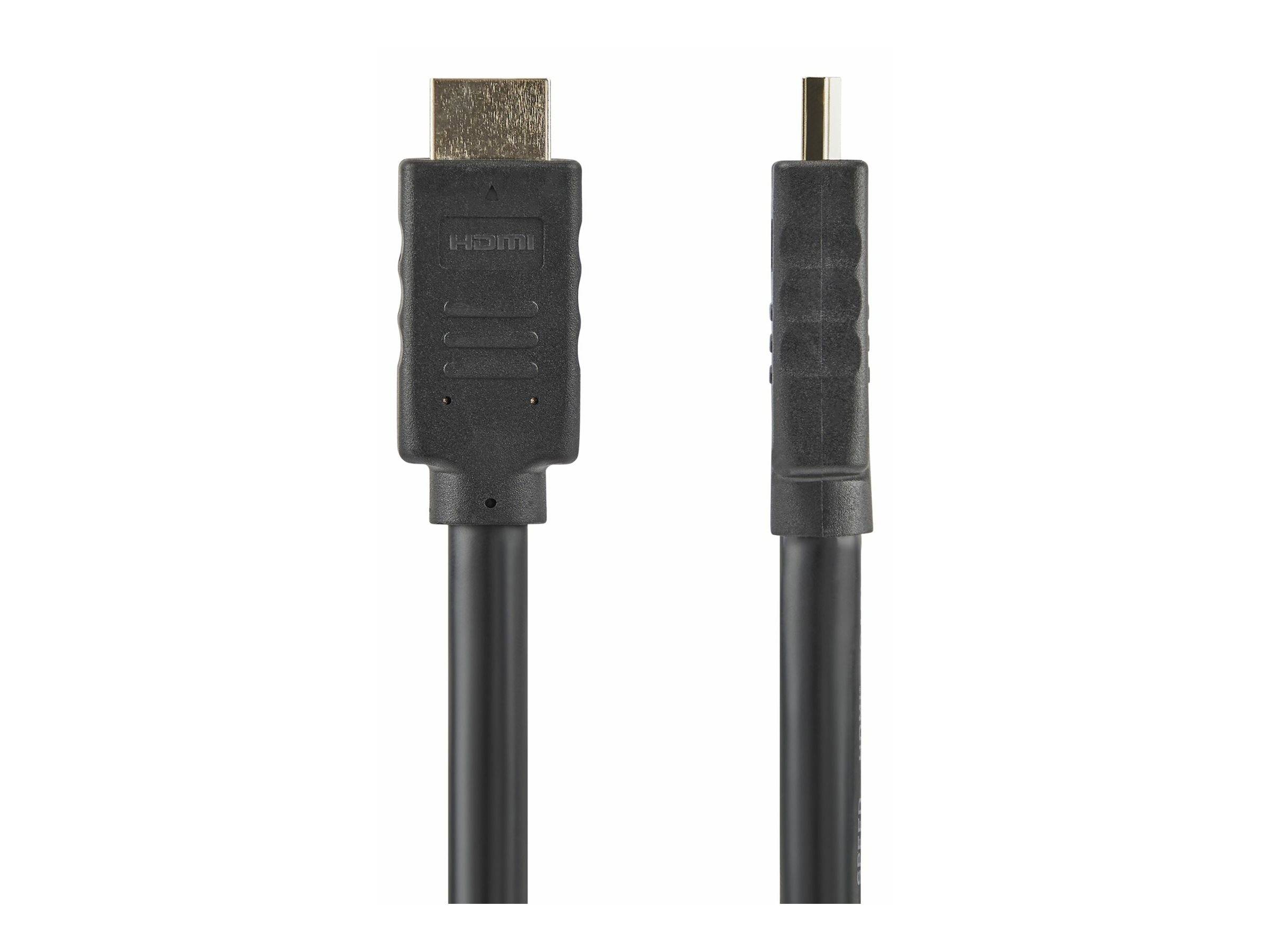 StarTech.com 10m(30ft) HDMI 2.0 Cable, 4K 60Hz Active HDMI Cable, CL2 Rated for In Wall Installation, Long Durable High