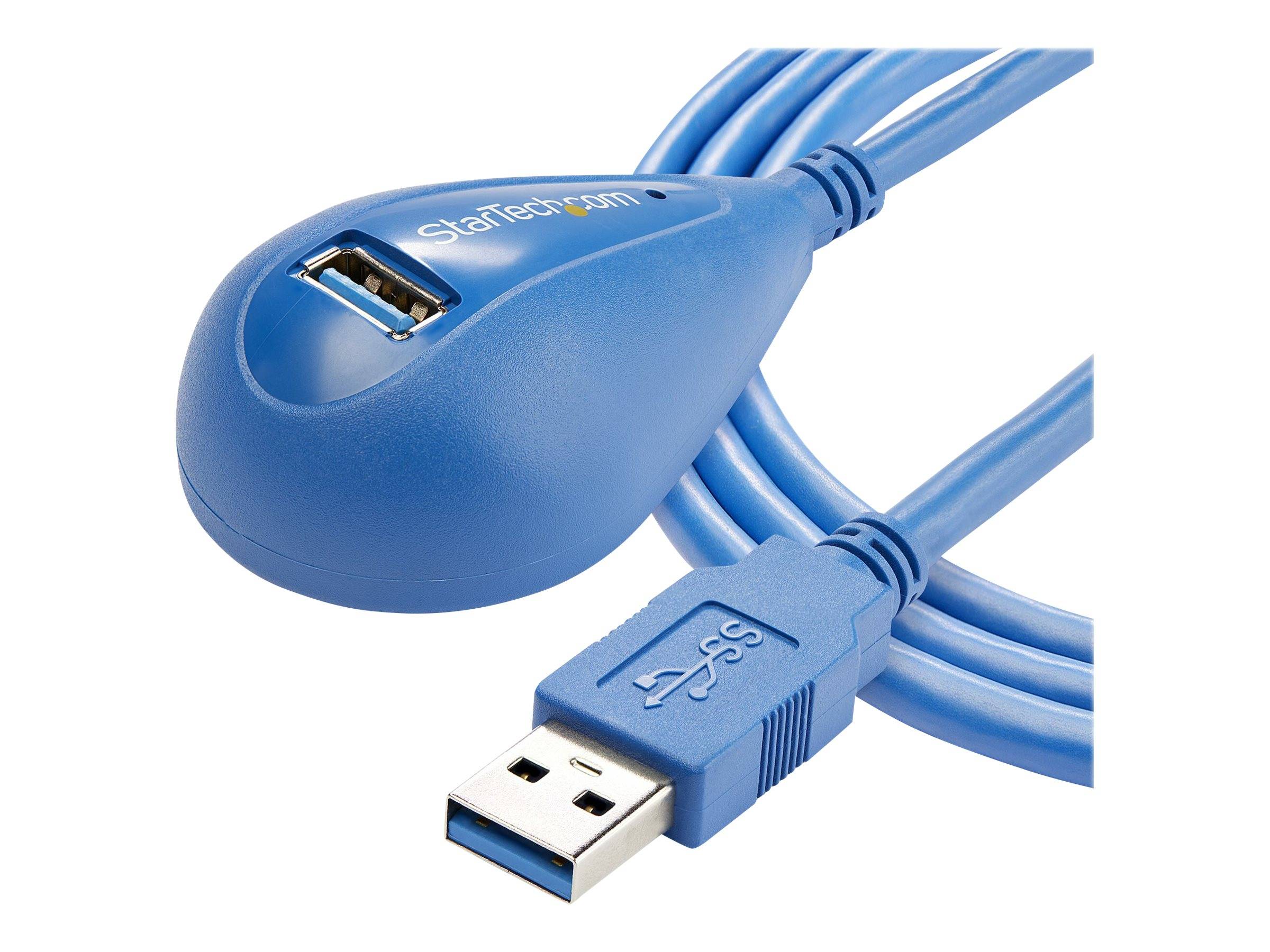 StarTech.com 1,5m SuperSpeed USB 3.0 Verlängerungskabel / Dockingkabel - Blau - Stecker / Buchse - USB-Verlängerungskabe
