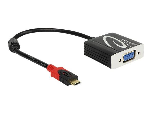 DeLOCK - Videokonverter - DisplayPort - VGA - Schwarz