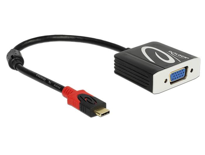 DeLOCK - Videokonverter - DisplayPort - VGA - Schwarz