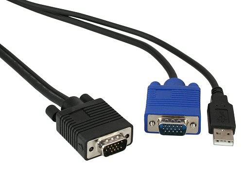 InLine - Tastatur- / Video- / Maus- (KVM-) Kabel - HD-15 (VGA)