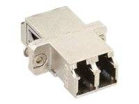 INLINE - LWL Metall-Kupplung - Duplex LC/LC - singlemode - Keramik-Hülse - zum Einbau