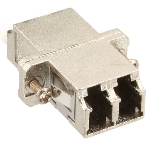 INLINE - LWL Metall-Kupplung - Duplex LC/LC - multimode - Keramik-Hülse - zum Einbau