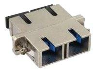 INLINE - LWL Metall-Kupplung - Duplex SC/SC - singlemode - Keramik-Hülse - zum Einbau