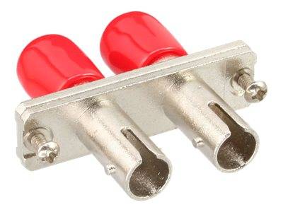 INLINE - LWL Kupplung - Duplex ST/ST - Multimode - Keramik-Hülse - zum Einbau