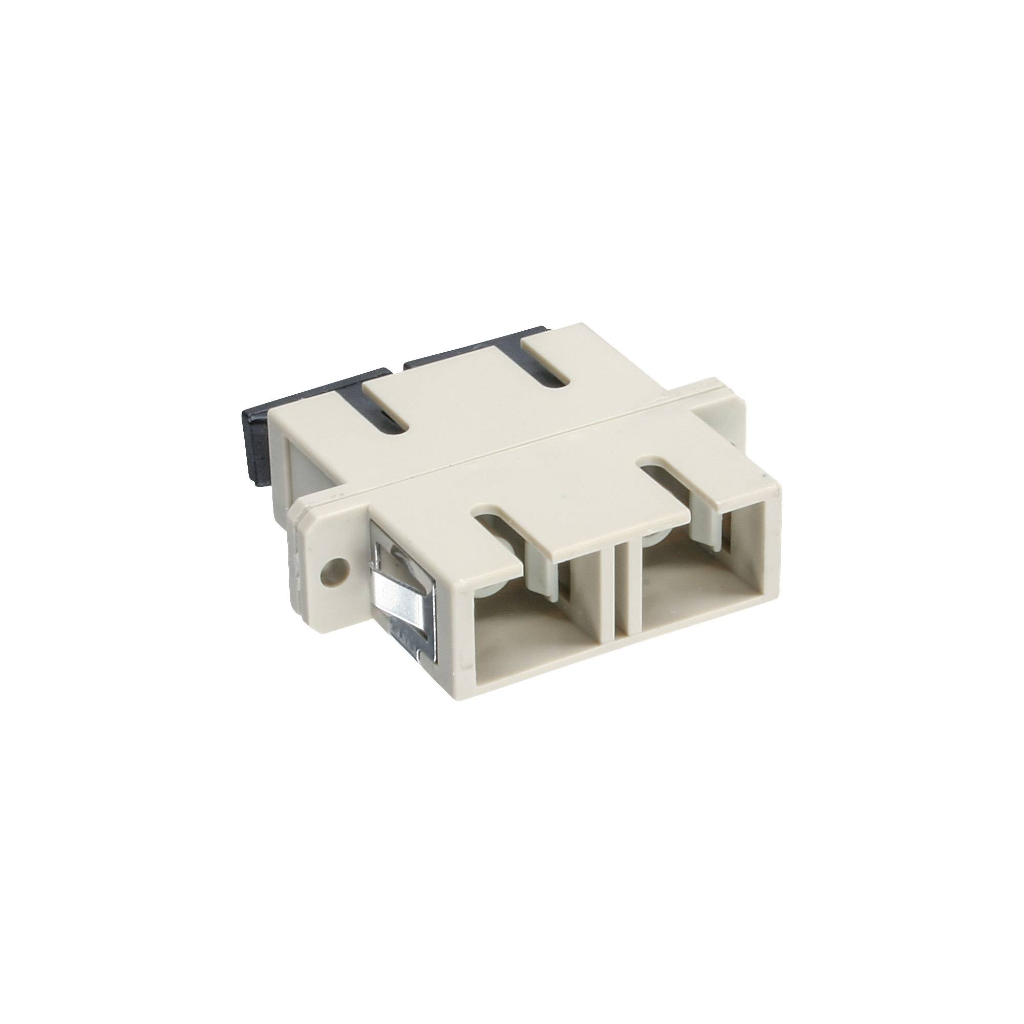 INLINE - LWL Kupplung - Duplex SC/SC - multimode - beige - Keramik-Hülse - zum Einbau