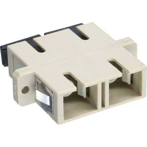INLINE - LWL Kupplung - Duplex SC/SC - multimode - beige - Keramik-Hülse - zum Einbau