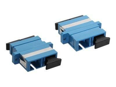 INLINE - LWL Kupplung - Duplex SC/SC - singlemode - blau - Keramik-Hülse - zum Einbau