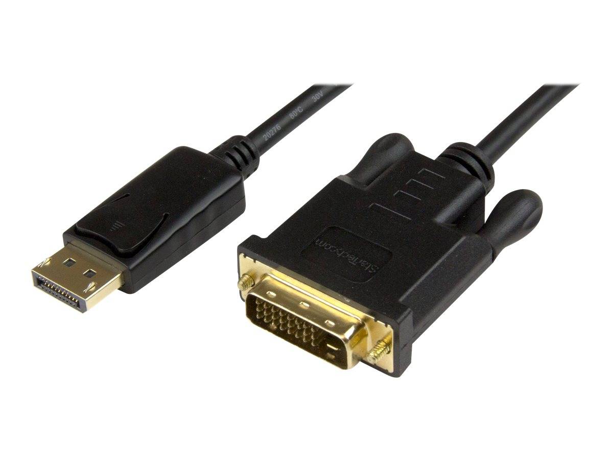 StarTech.com 91 cm DisplayPort auf DVI Kabel - Stecker/Stecker - DP zu DVI Adapter/ Koverter - 1920x1200 / 1080p - Schwa
