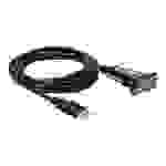 DeLOCK Adapter USB Type-A to 1 x serial RS-232 DB9 - Kabel USB / seriell - USB (M)