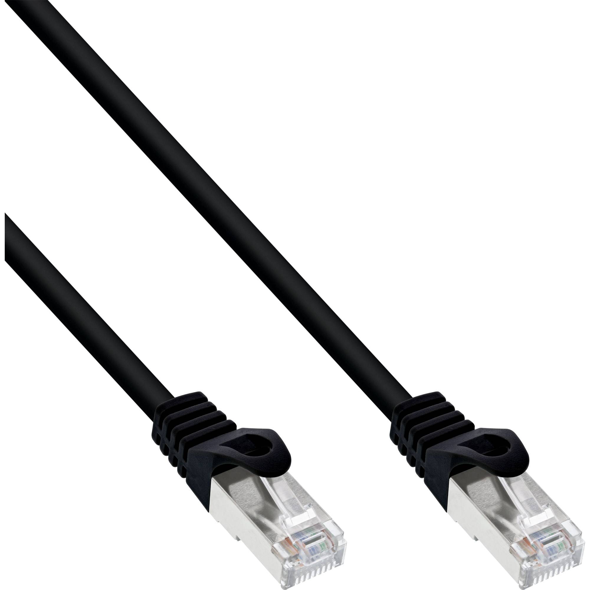 INLINE - Patchkabel - F/UTP - Cat.5e - schwarz - 3m