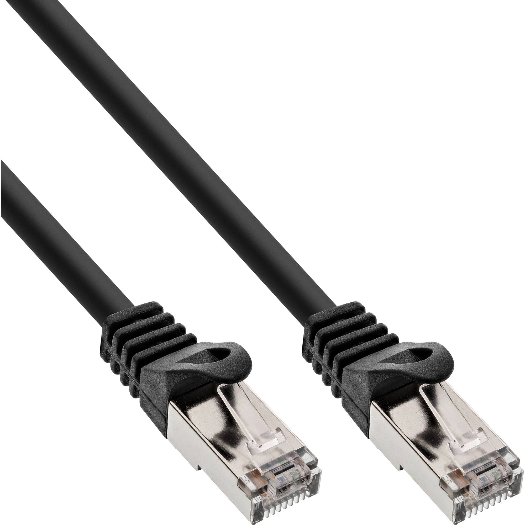 INLINE - Patchkabel - F/UTP - Cat.5e - schwarz - 3m