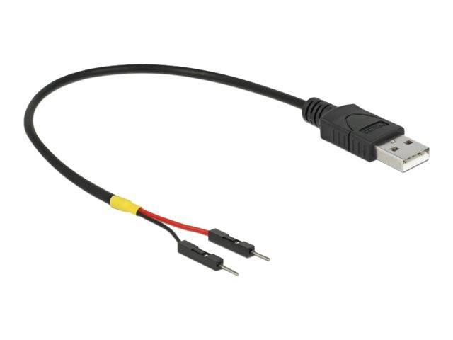 DeLOCK - USB- / Stromkabel - USB (M) bis 2-poliger USB-Header (M)