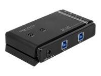 DeLock USB 3.0 Matrix Switch 2 x 2 - USB-Umschalter für die gemeinsame Nutzung von Peripheriegeräten