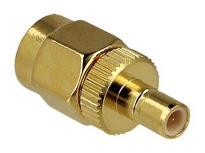 DeLOCK - RF-Adapter - SMB (M) bis SMA (M) - Gold