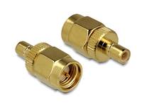 DeLOCK - RF-Adapter - SMB (M) bis SMA (M) - Gold