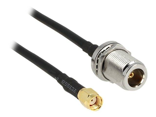 DeLOCK - Antennenkabel - RP-SMA (W) bis N-Anschluss (W)