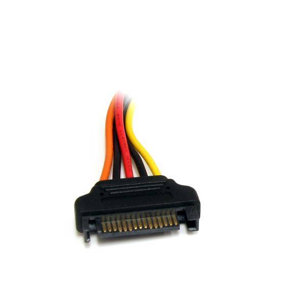 StarTech.com 20cm SATA Strom Verlängerung - Stecker / Buchse - Serial-ATA Strom Verlängerungskabel - Spannungsversorgung