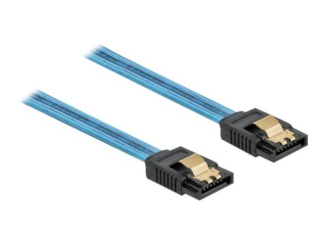 DeLOCK SATA 6 Gb/s Cable UV glow effect - SATA-Kabel