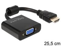 Delock - Videoadapter - HD-15 (VGA) weiblich zu HDMI männlich